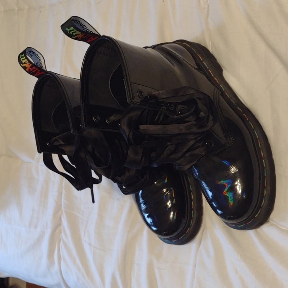 Dr. Martens 1460 Rainbow Iridescent Boots